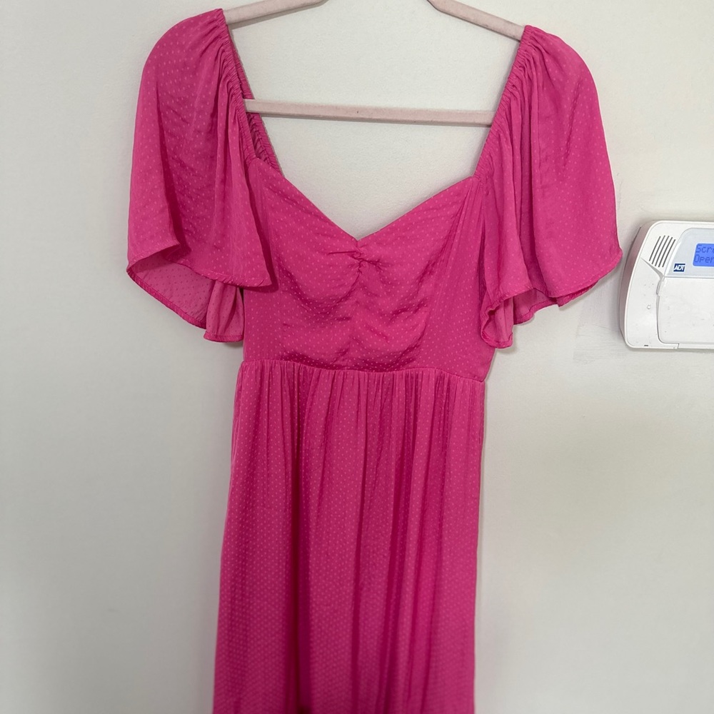 Beautiful pink maxi sundress